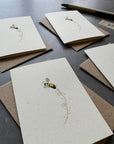 Small note cards with bee design