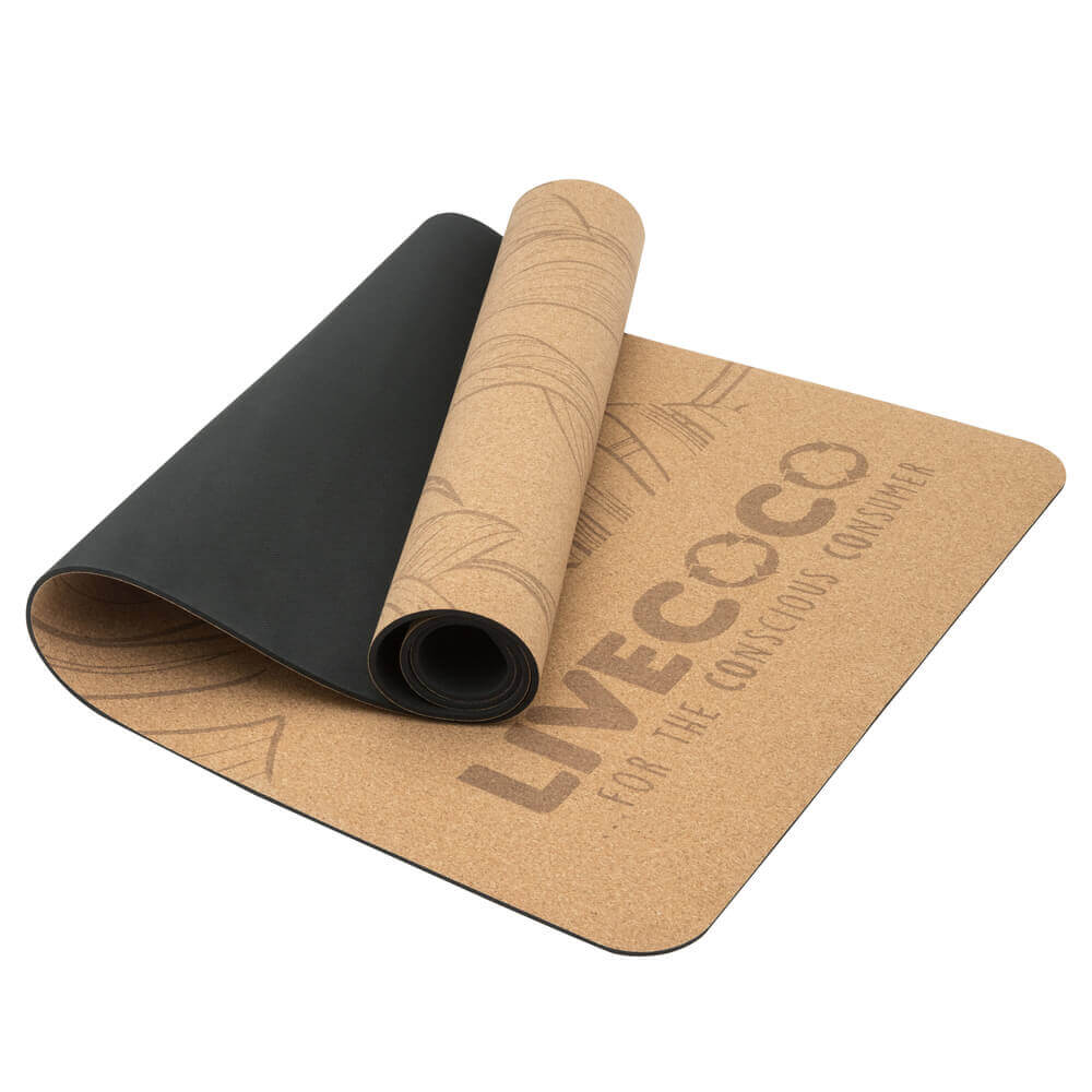 Cork Yoga Mat &amp; Canvas Bag