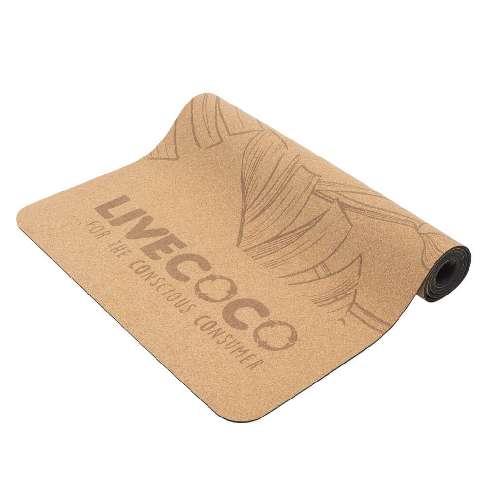 Cork Yoga Mat &amp; Canvas Bag