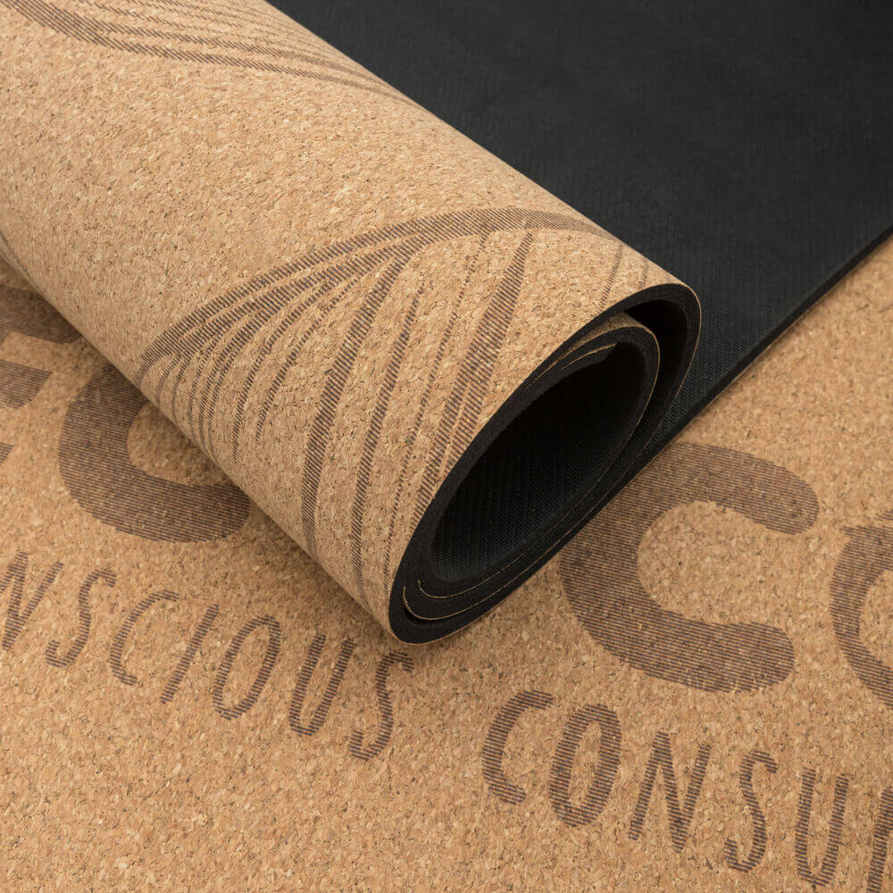 Cork Yoga Mat &amp; Canvas Bag