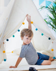 Charming Tipi Tent Set for Kids – Cozy & Decorative Play Area by Sówka at brixbailey.com