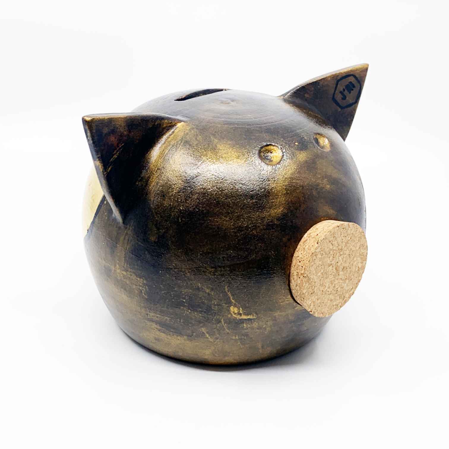 Golden Wings | Handmade Piggy Bank-0