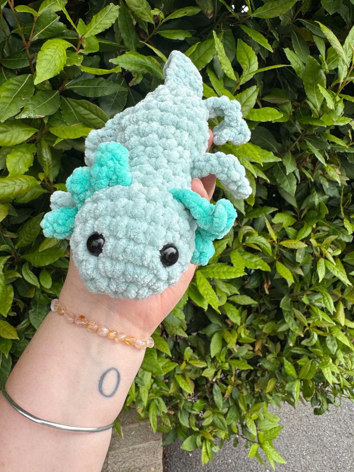 Handmade Crochet Axolotl Plush | Soft Amigurumi Toy