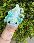 Handmade Crochet Axolotl Plush | Soft Amigurumi Toy