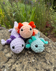 Handmade Crochet Axolotl Plush | Soft Amigurumi Toy