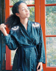 Royal Silk Kimono Robe