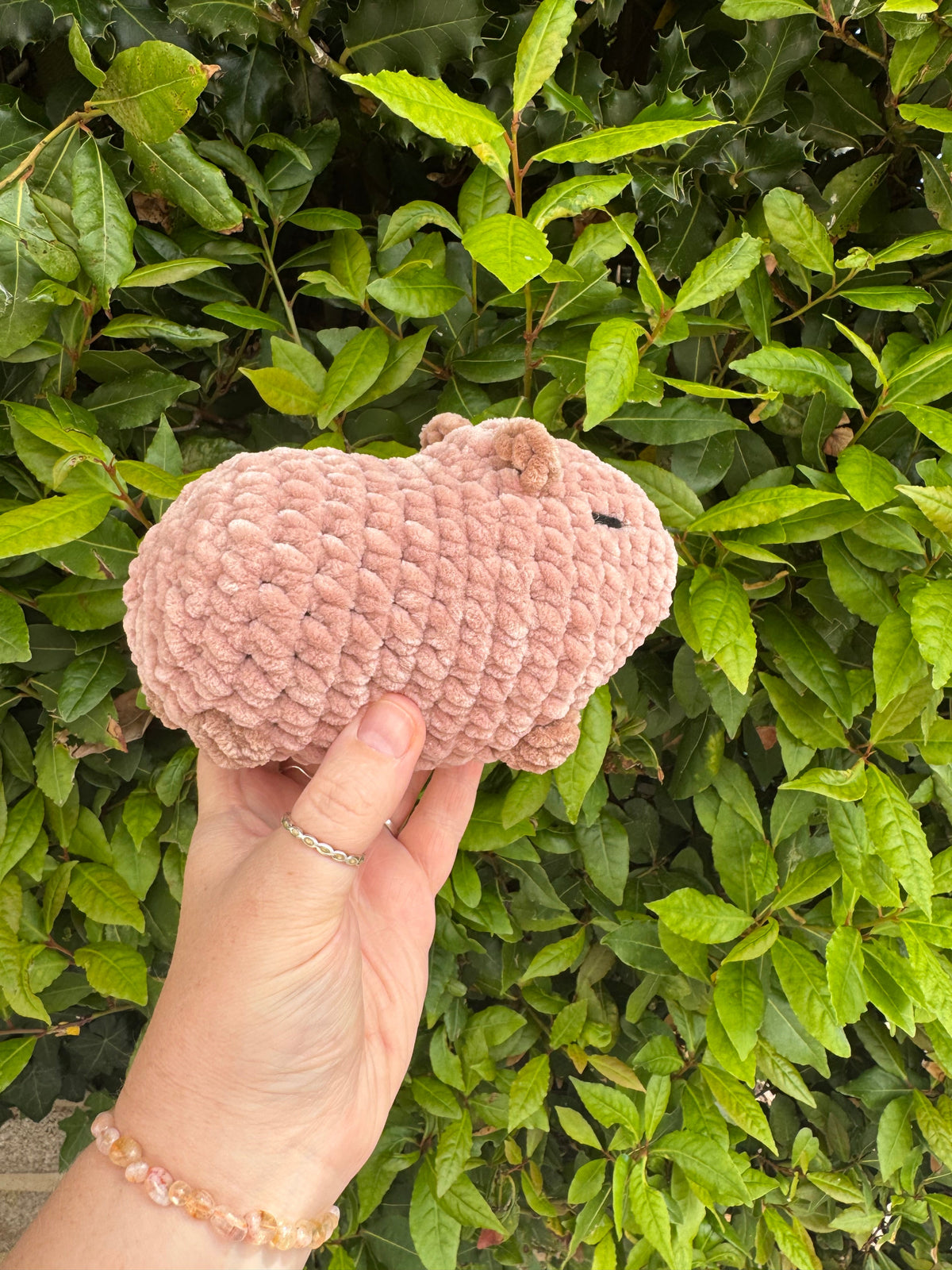 Handmade Crochet Capybara Plush | Soft Amigurumi Toy
