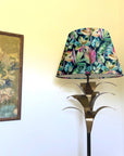 Multicoloured Rainforest Velvet Steep Empire Lampshade | Handmade Ceiling Light Shade | UK