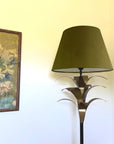 Olive Green Velvet Steep Empire Lampshade | Handmade Ceiling Light Shade | UK