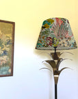 Floral Pastel Velvet Steep Empire Lampshade | Handmade Ceiling Light Shade | UK