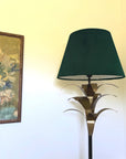 Bottle Green Velvet Steep Empire Lampshade | Handmade Ceiling Light Shade | UK