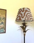 Sandstone Wiggle Textured Steep Empire Lampshade | Handmade Ceiling Light Shade | UK