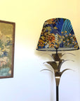 Floral Midnight Velvet Steep Empire Lampshade | Handmade Ceiling Light Shade | UK