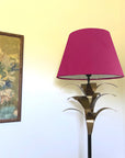 Hot Pink Velvet Steep Empire Lampshade | Handmade Ceiling Light Shade | UK