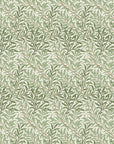 William morris green willow leaves cotton cushion, scatter cushions