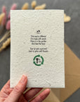 Plantable Mother's Day Card