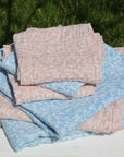 Coral Muslin Burp Cloth