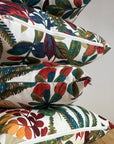 Autumn leaves cotton throw cushion