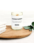 Chasing Sunsets - Apricot Blueberry Candle