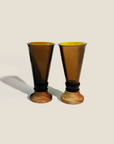 Amber Glass Shooters (Set of Two)-0