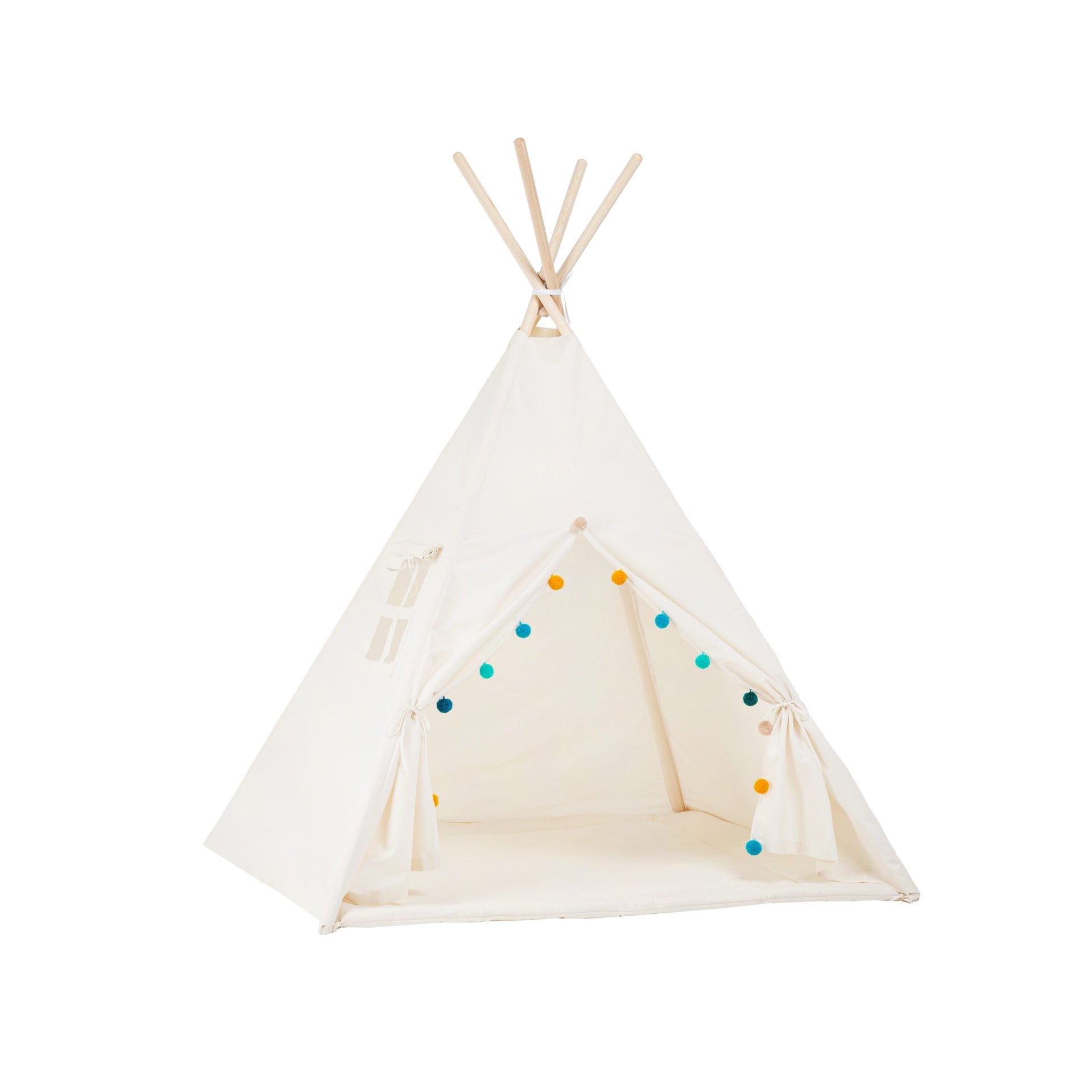 Charming Handmade Tipi Tent Set for Kids – Cozy &amp; Safe Play by Sówka at brixbailey.com