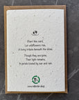 Plantable Pet Loss Card