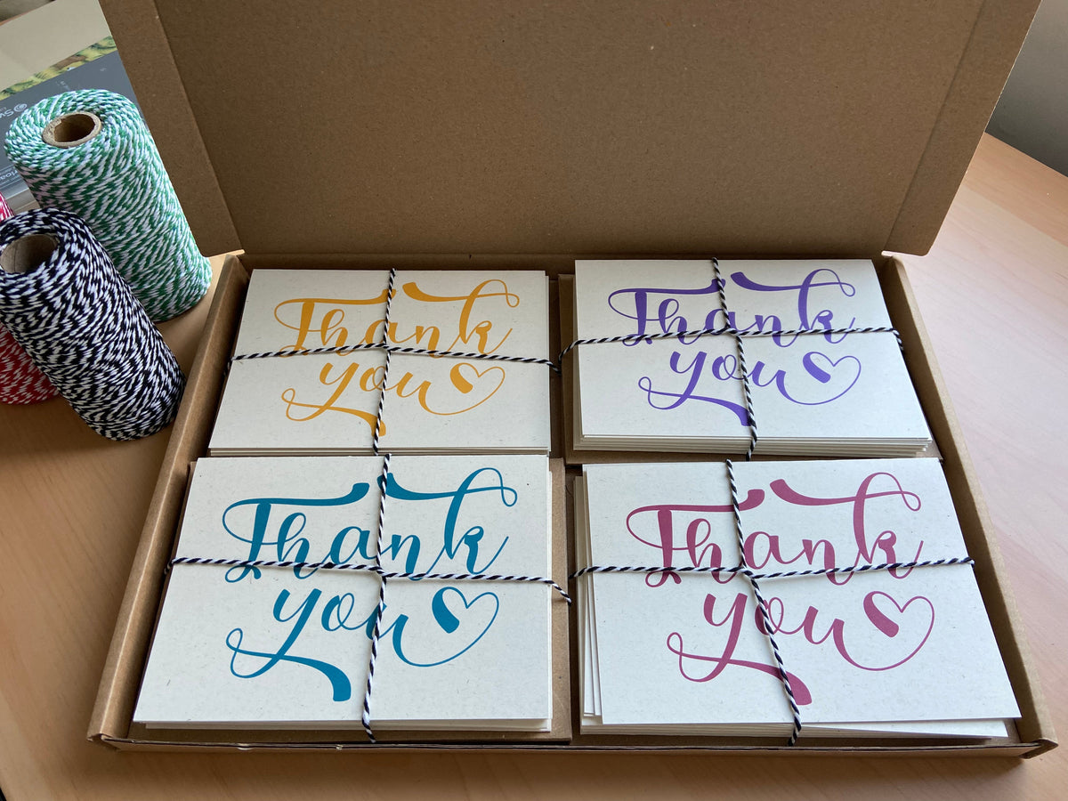 Thank You Note Card Set