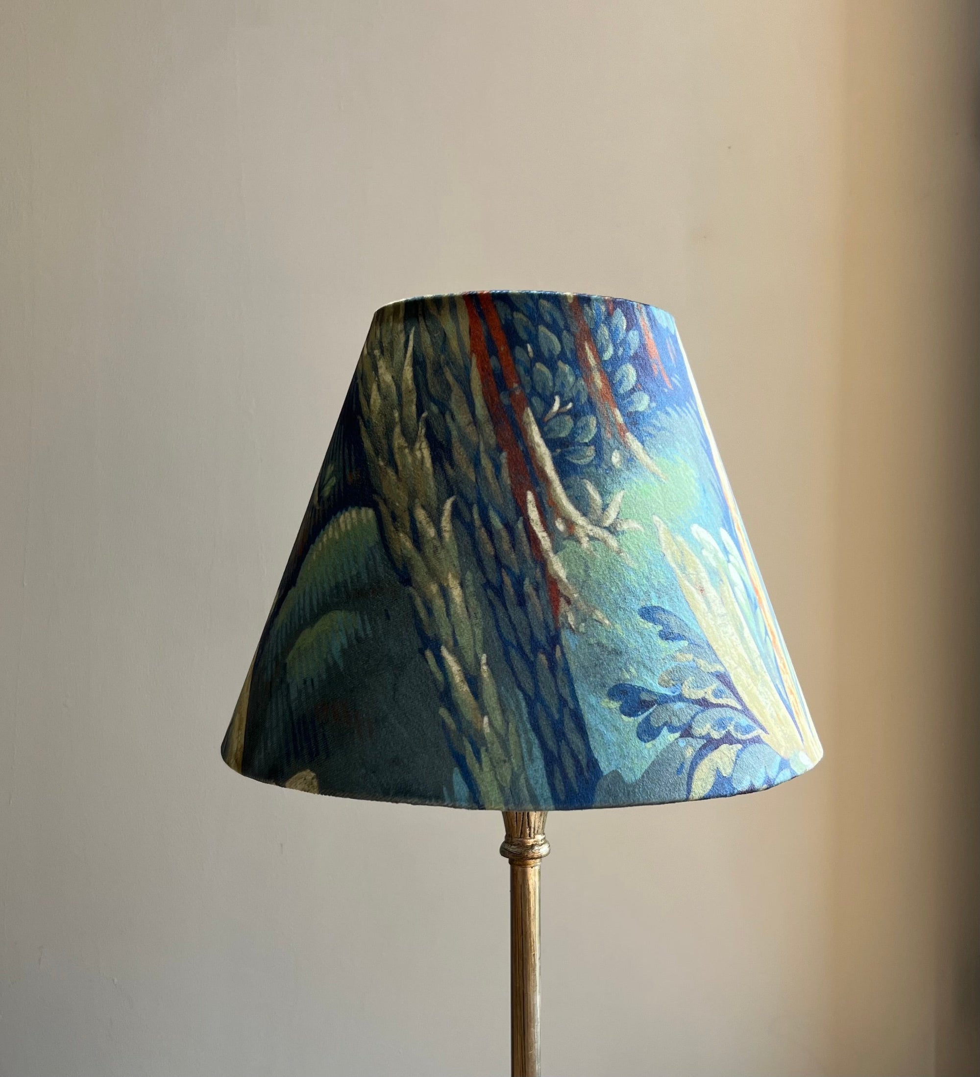 Forbidden Forest Velvet Steep Empire Lampshade | Handmade Ceiling Light Shade | UK