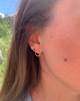 Lucky Horseshoe Stud Earrings