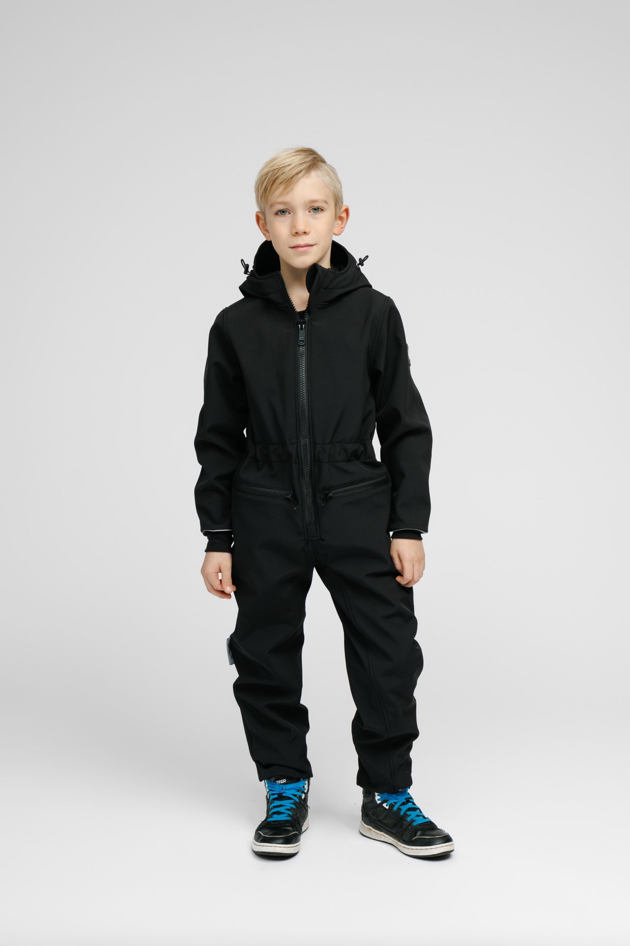 Pilv Softshell Onesie for Kids – Weather-Resistant & Adjustable by Nuckö at www.brixbailey.com