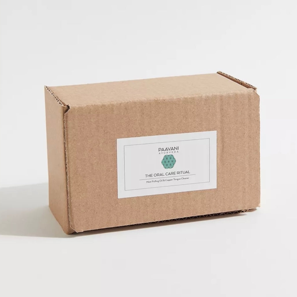 Mint Oral Care Ritual | Ayurvedic Oil Pulling &amp; Tongue Cleaning-3