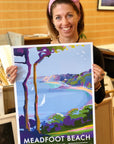 Meadfoot Beach Torquay Limited Edition A2 Print