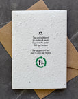 Plantable Father's Day Card