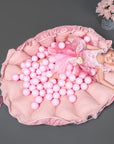 Flower Shaped Grey and White Play Mat and Ball Pit