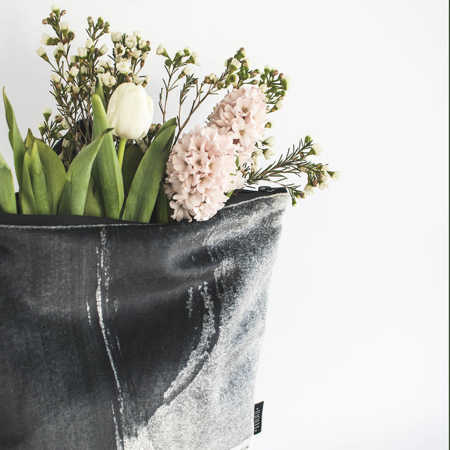 Black Watercolor Backpack for Daily Adventures