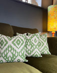 Marrakesh green cotton cushion, scatter cushions