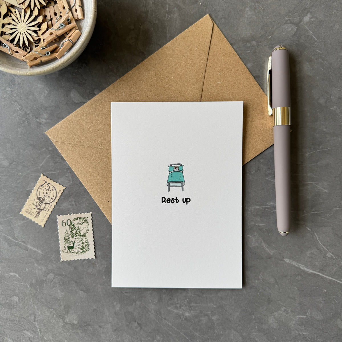 Rest Up Greeting Card