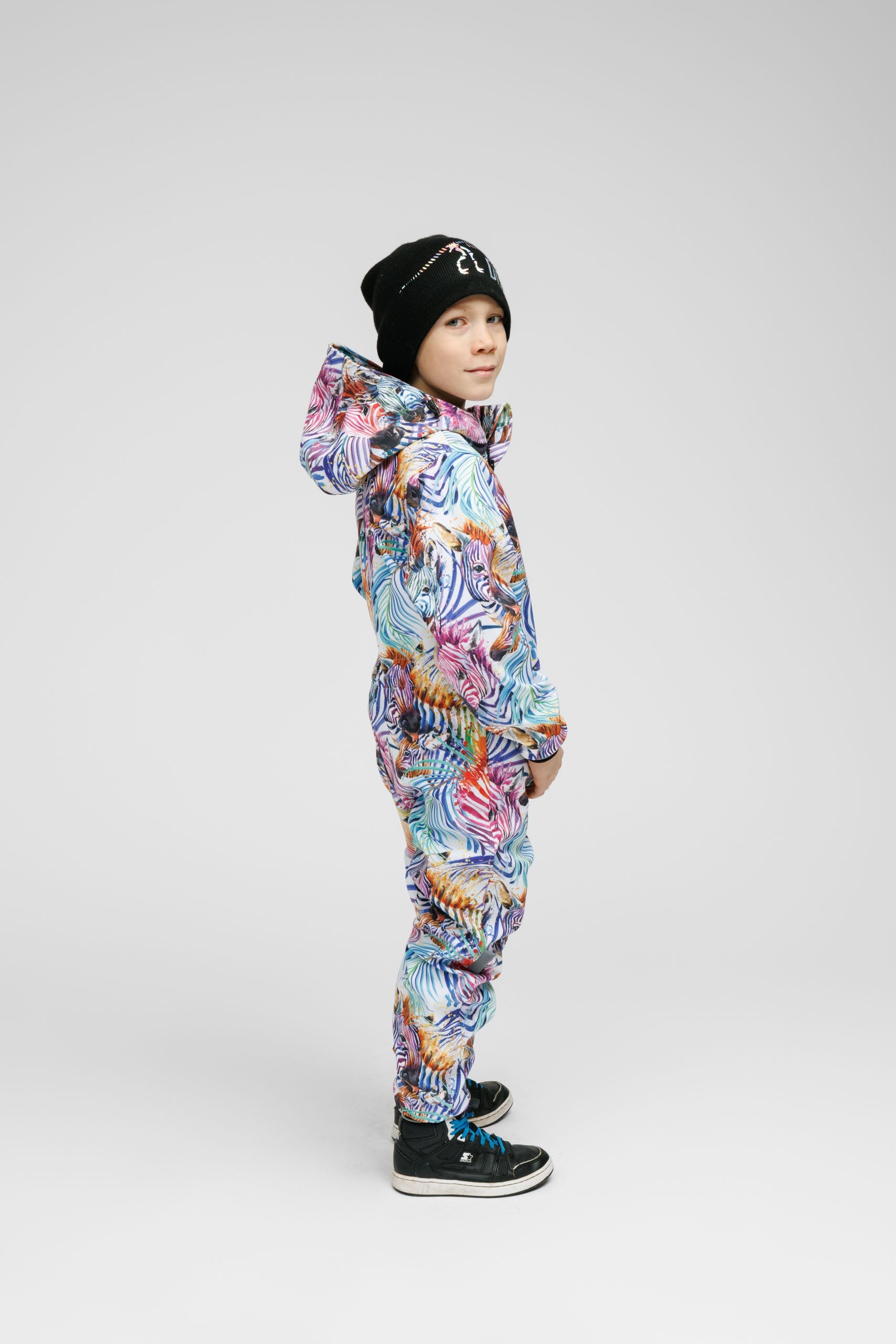 Softshell Onesie for Kids Rainbow Print