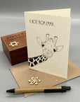 Personalised Giraffe Note Cards