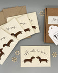 Dachshund Dog Note Cards