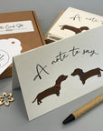 Dachshund Dog Note Cards