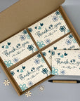 Thank You Note Card set - Teal Daisies