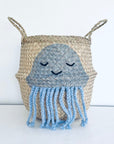 Blue Jellyfish Basket - Large