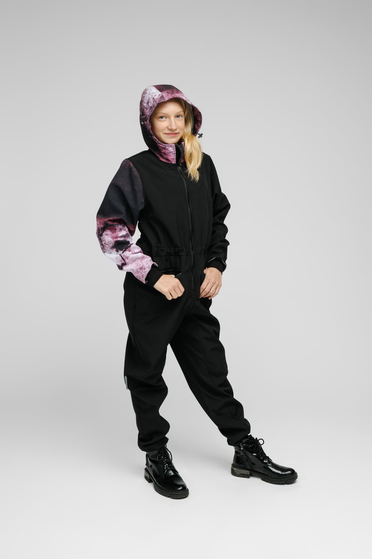Pilv Softshell Onesie – Waterproof &amp; Breathable for Kids by Nuckö at www.brixbailey.com