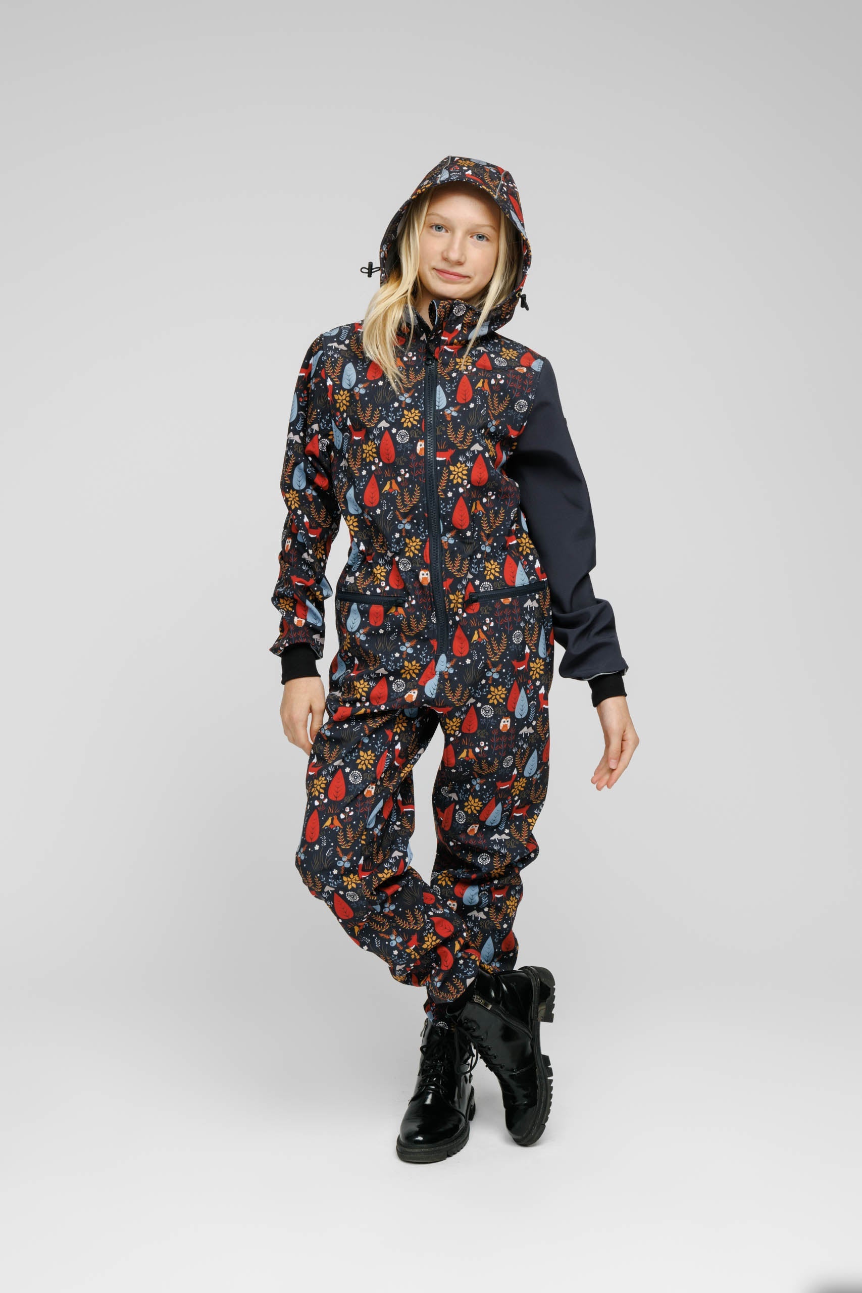 Forest Softshell Onesie for Adventurous Kids