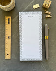 Floral Patterned List Pad