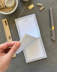 Floral Patterned List Pad