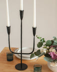 Hand Forged Iron Candelabra