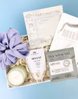 Mindfulness Luxury Himalayan Bath Salts with Lavender, Jojoba Essential Oils with Lavender Seeds