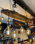 300 Year Old Oak Beam Chandelier | Reclaimed Rustic Kitchen & Dining Lighting UK